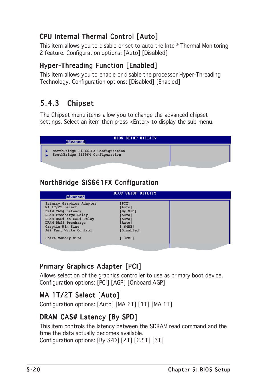 3 chipset chipset chipset chipset chipset | Asus Vintage PE1 User Manual | Page 68 / 84