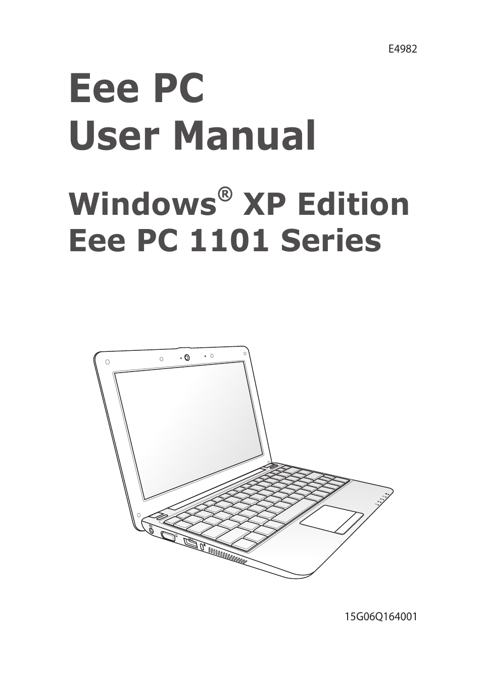 Asus Eee PC 1101HA User Manual | 58 pages