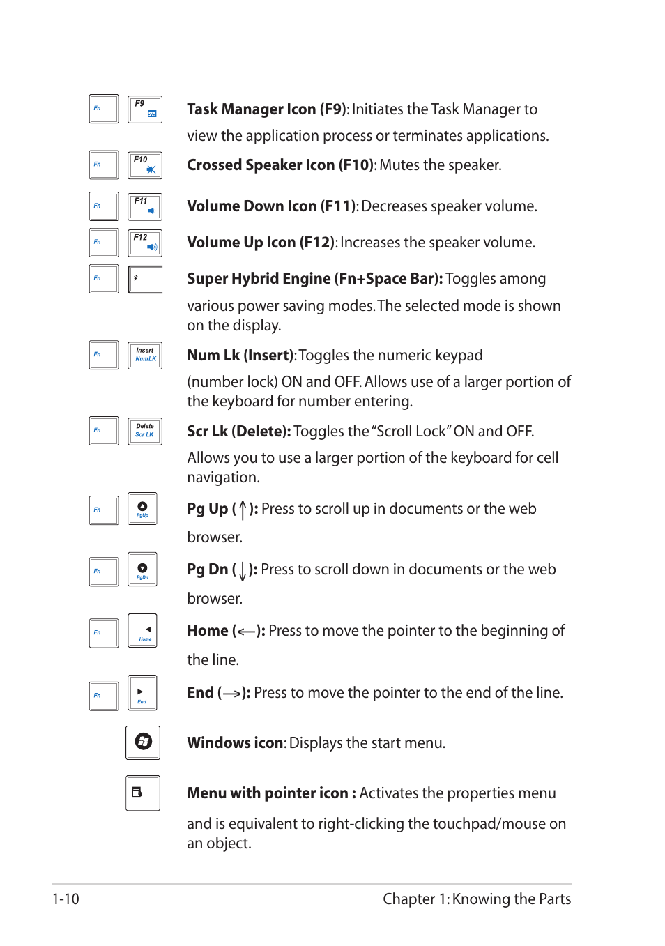 Asus Eee PC 1101HA User Manual | Page 18 / 58