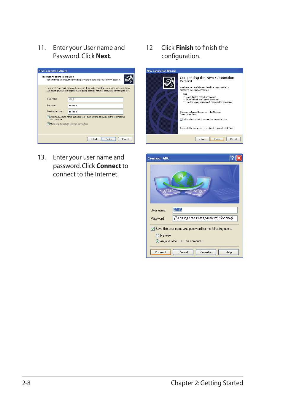 Asus Eee PC 1101HA User Manual | Page 28 / 58