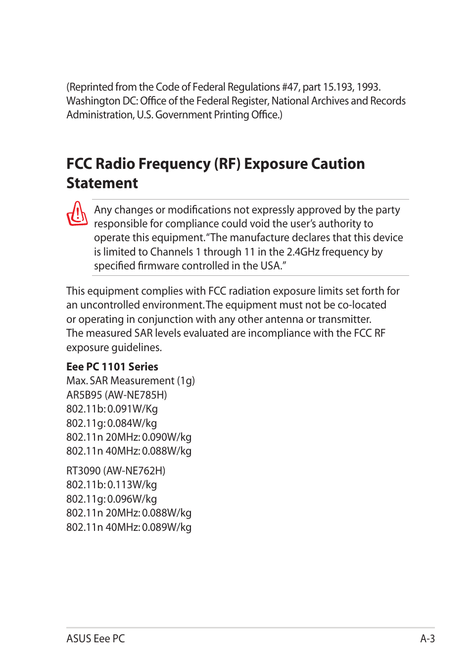 Asus Eee PC 1101HA User Manual | Page 49 / 58