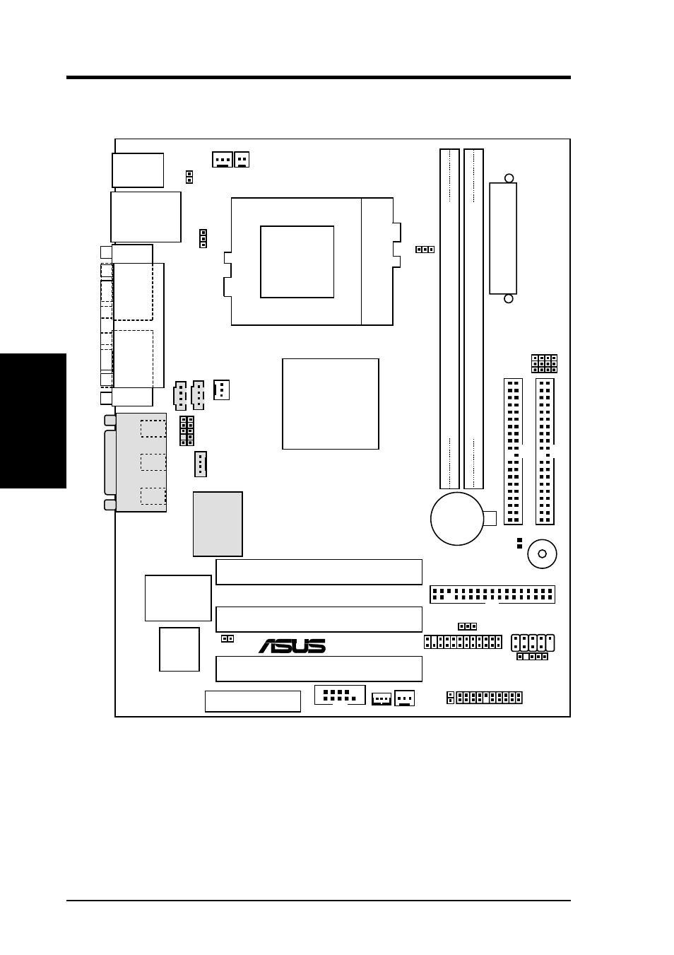 Hardware setup, 1 cusi-m motherboard layout, Socket 370 | Sis630e 3c integration single chip, Pci slot 1 pci slot 2, Pci slot 3, 14 asus cusi-m user’s manual, Motherboard layout 3. h/w setup, Primary ide secondary ide | Asus CUSI-M User Manual | Page 14 / 120