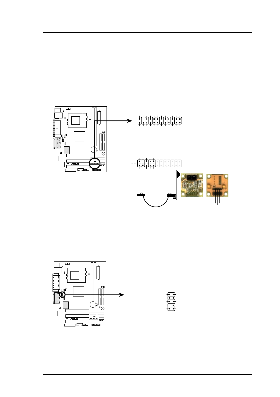 Hardware setup, Cusi-m front panel connectors, Afpanel | Cusi-m audio panel connectors, Audio_panel | Asus CUSI-M User Manual | Page 35 / 120