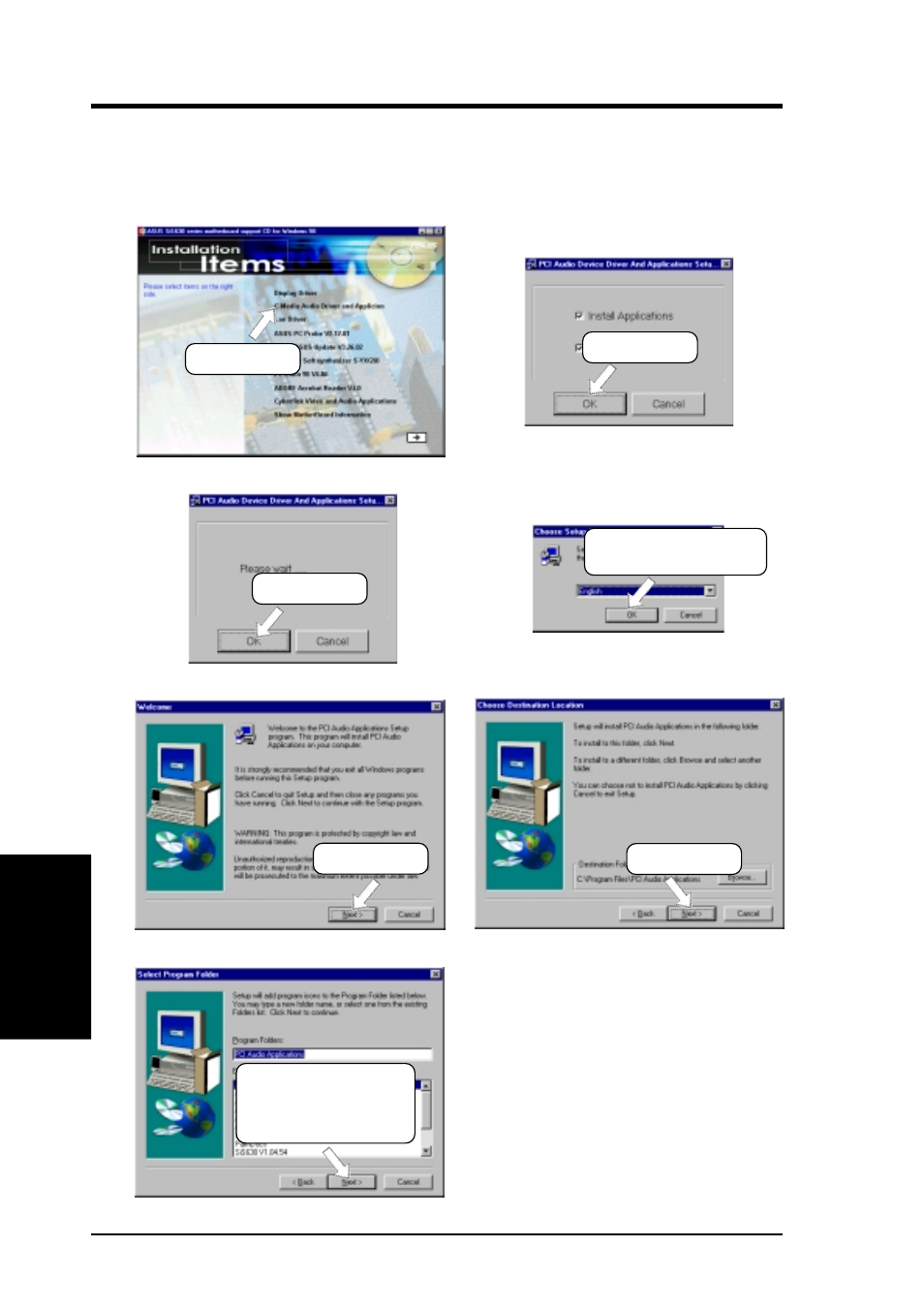 Software setup, 5 c-media driver and application | Asus CUSI-M User Manual | Page 78 / 120