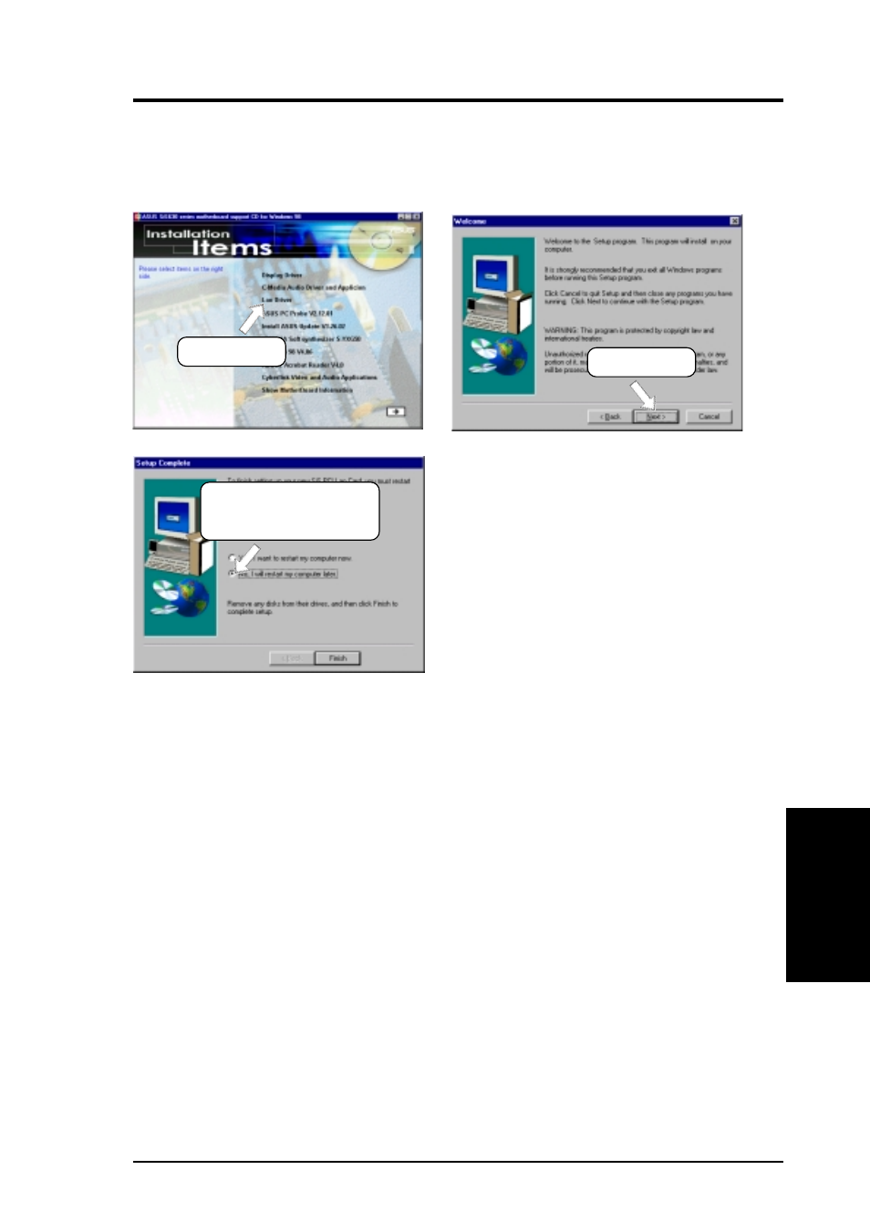 Software setup, 6 lan driver | Asus CUSI-M User Manual | Page 79 / 120