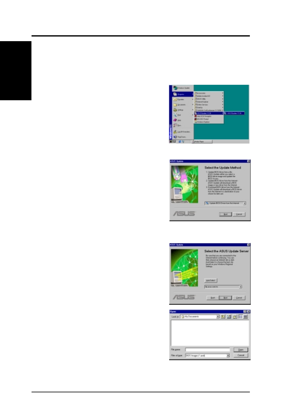 Software reference, 3 asus update | Asus CUSI-M User Manual | Page 98 / 120