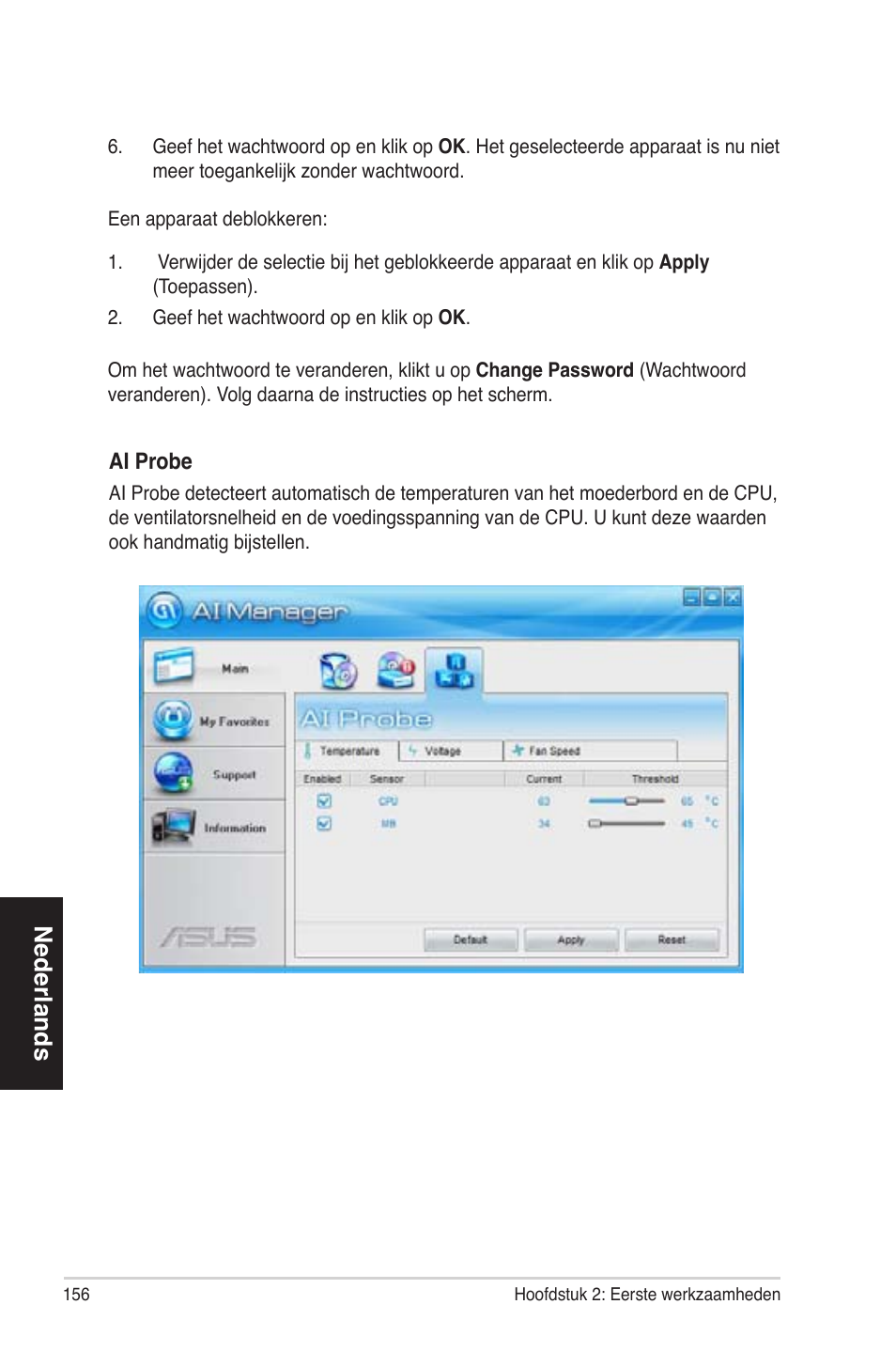 Nederlands | Asus BS5000 User Manual | Page 157 / 162