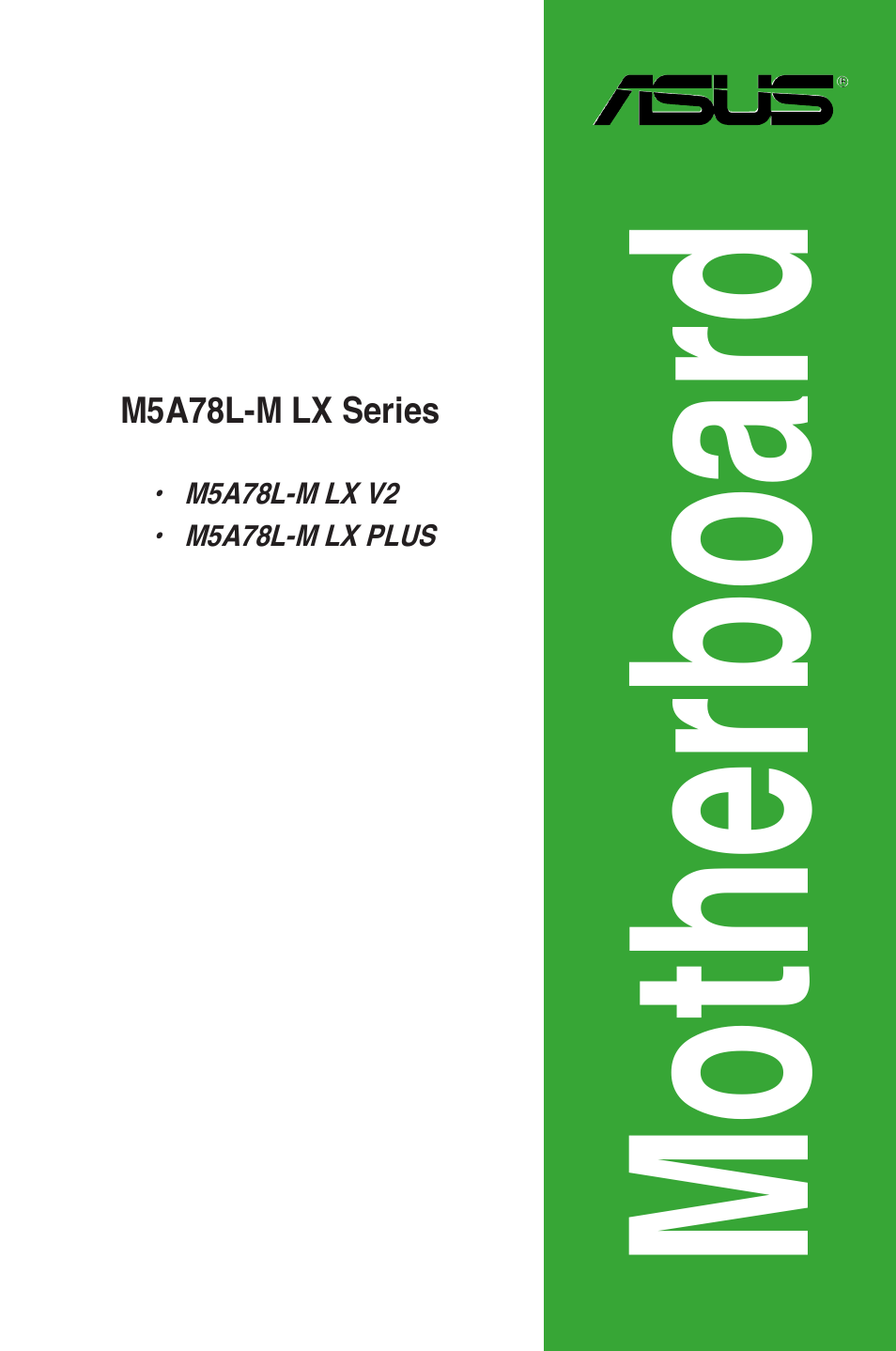 Asus M5A78L-M LX V2 User Manual | 64 pages