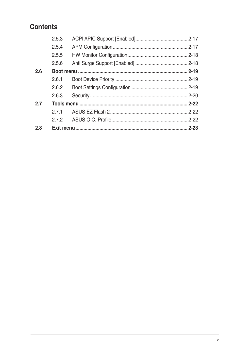 Asus M5A78L-M LX V2 User Manual | Page 5 / 64