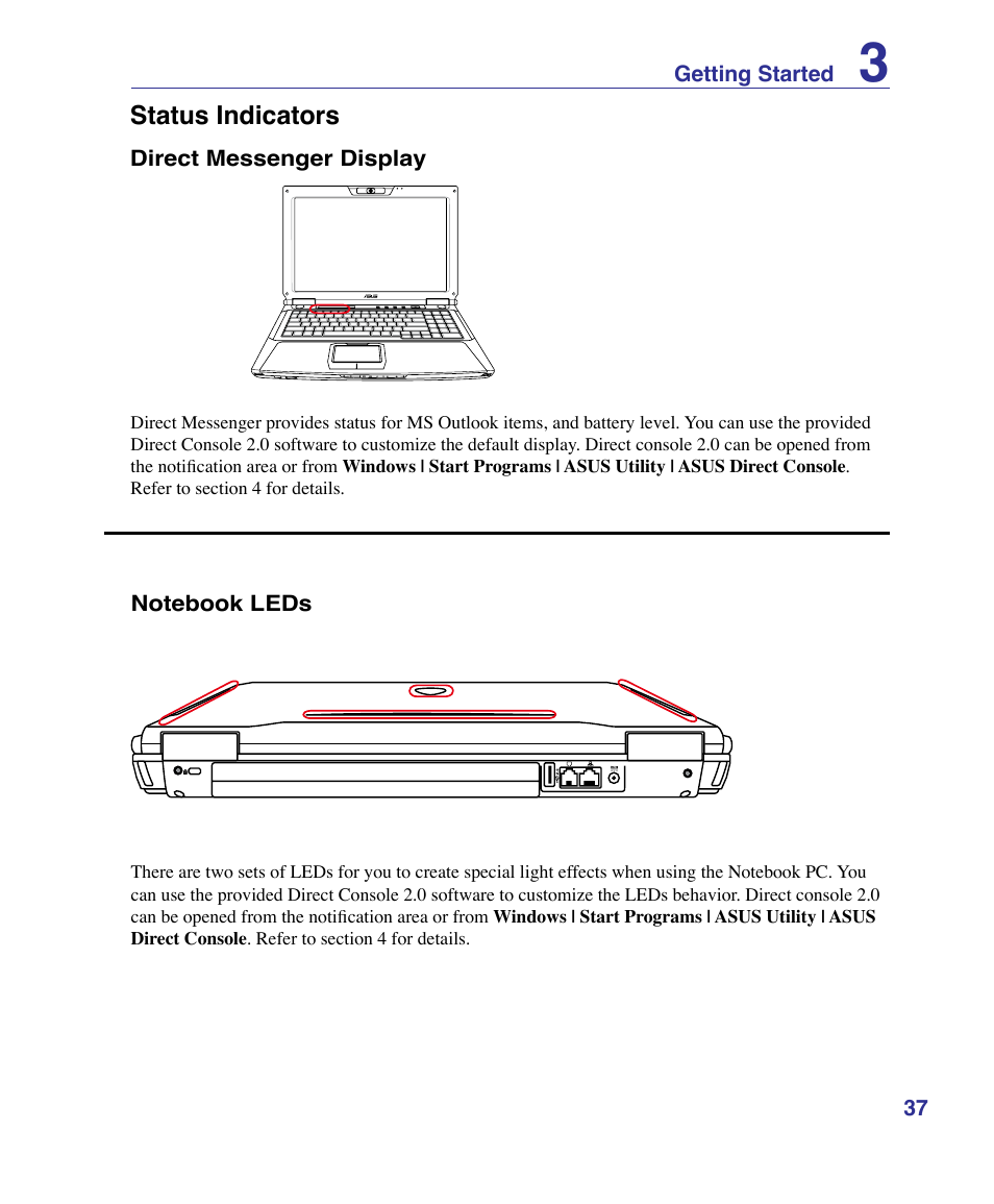 Asus G50VT User Manual | Page 37 / 99