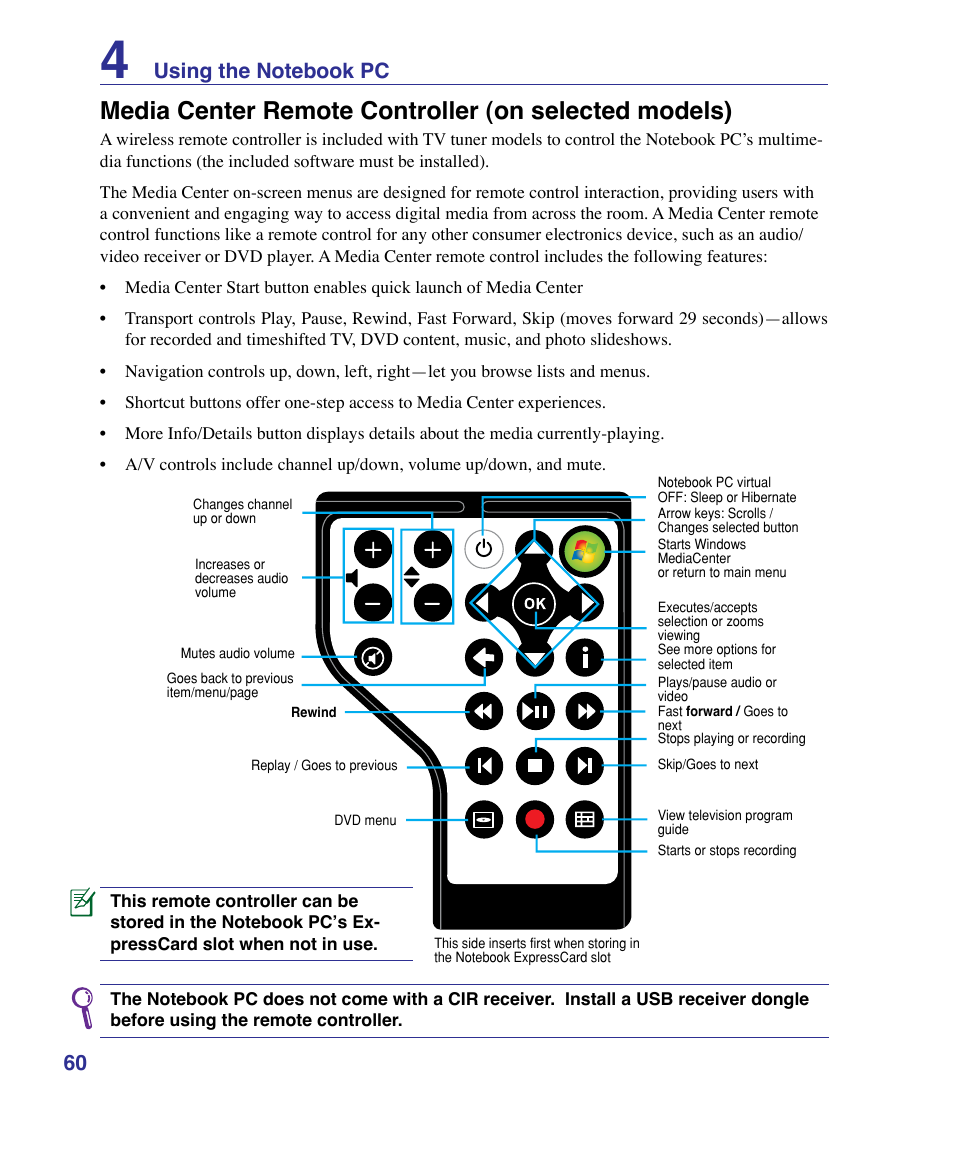 Asus G50VT User Manual | Page 60 / 99