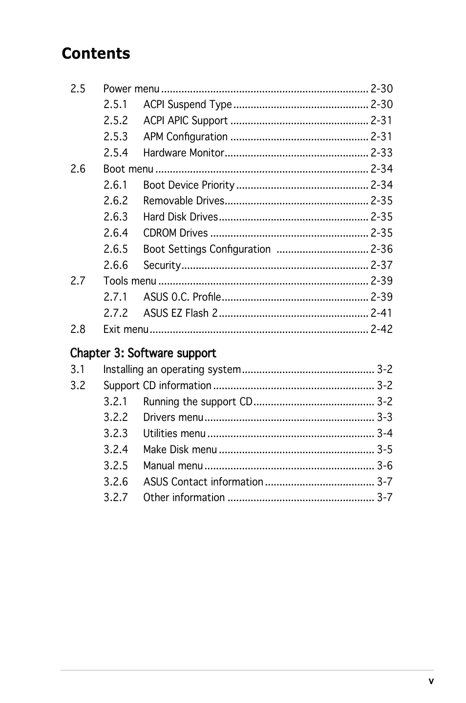 Asus M2N-VM DH User Manual | Page 5 / 102