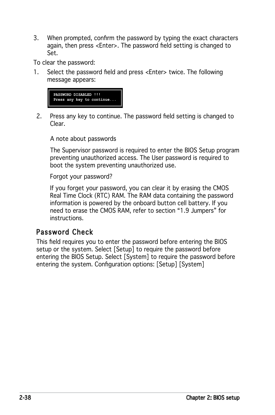 Password check | Asus M2N-VM DH User Manual | Page 86 / 102