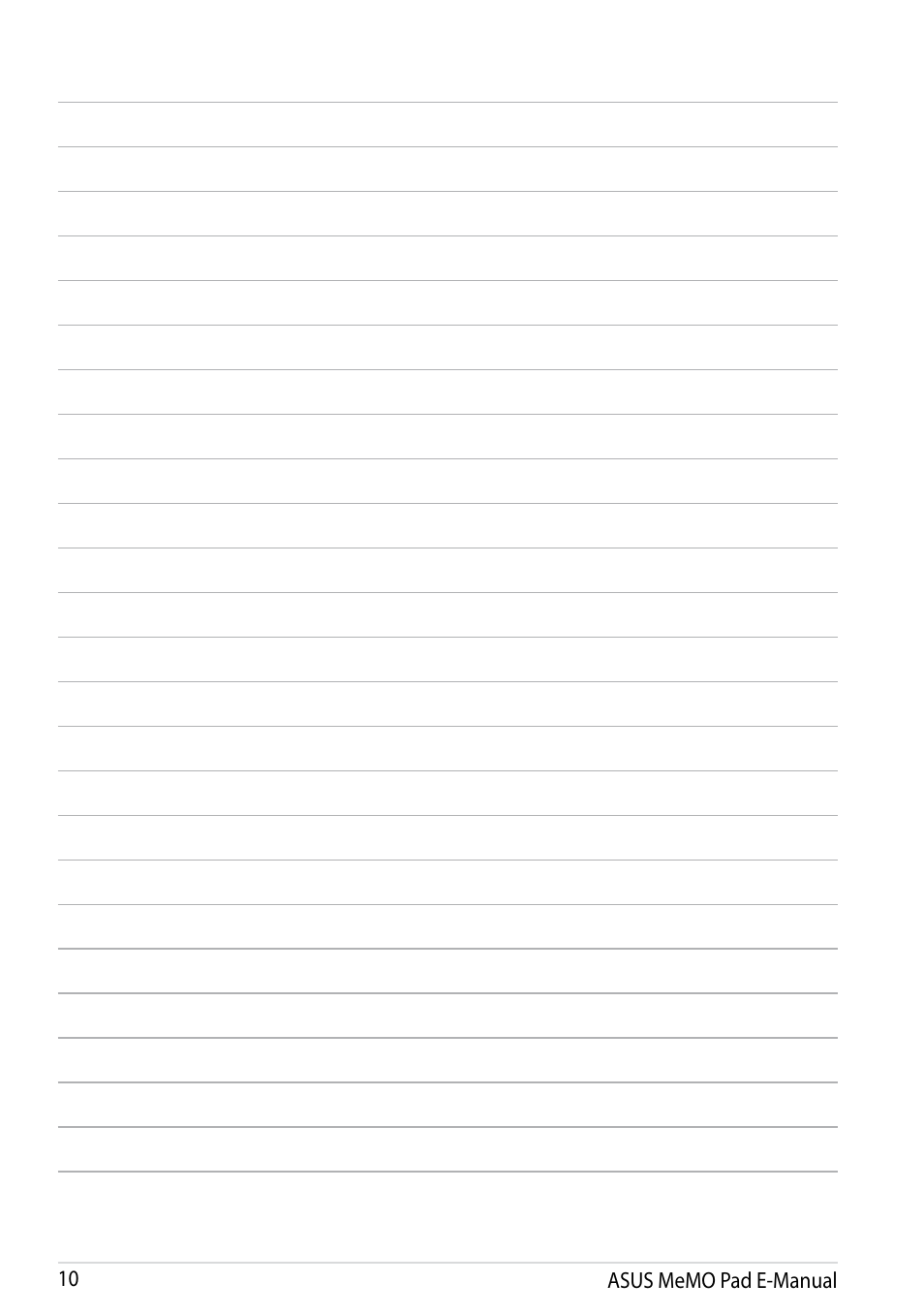 Asus MeMO Pad Smart 10 User Manual | Page 10 / 92