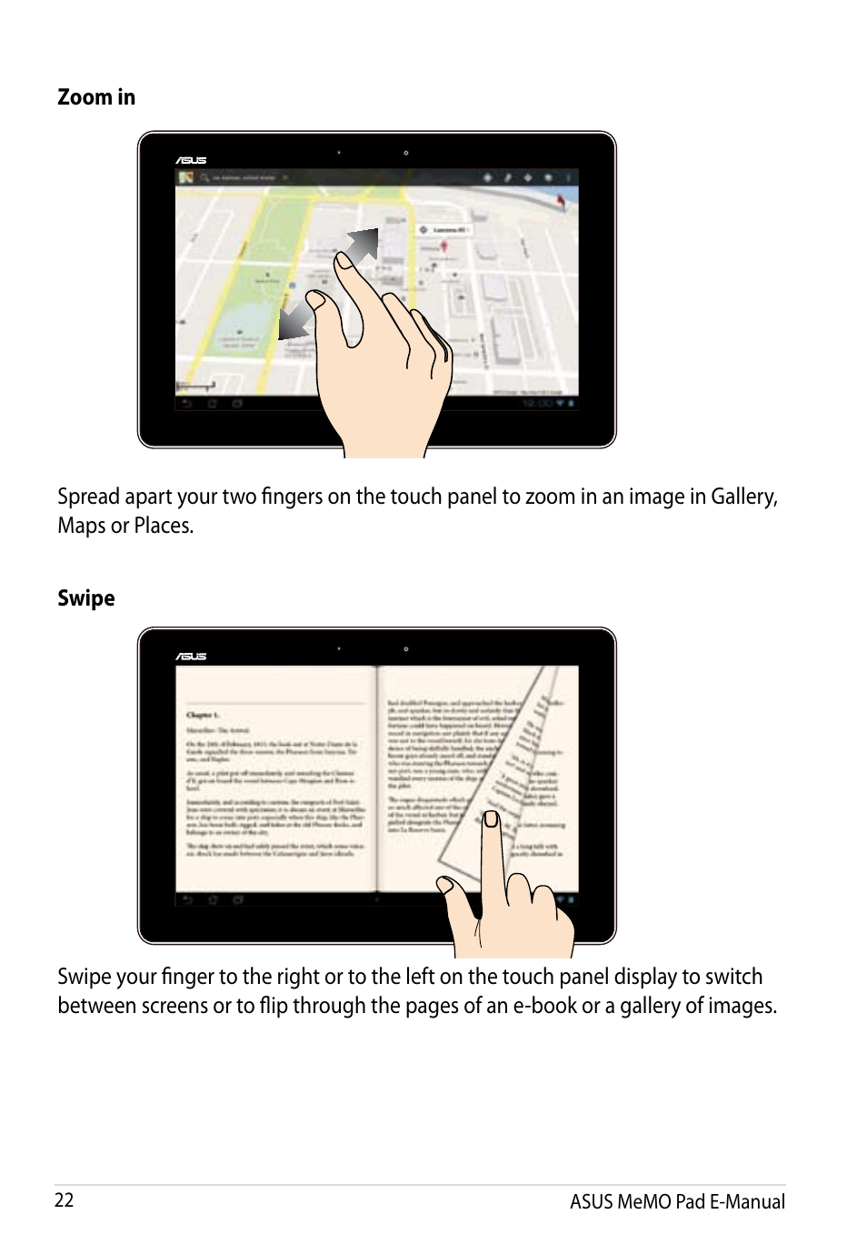 Asus MeMO Pad Smart 10 User Manual | Page 22 / 92