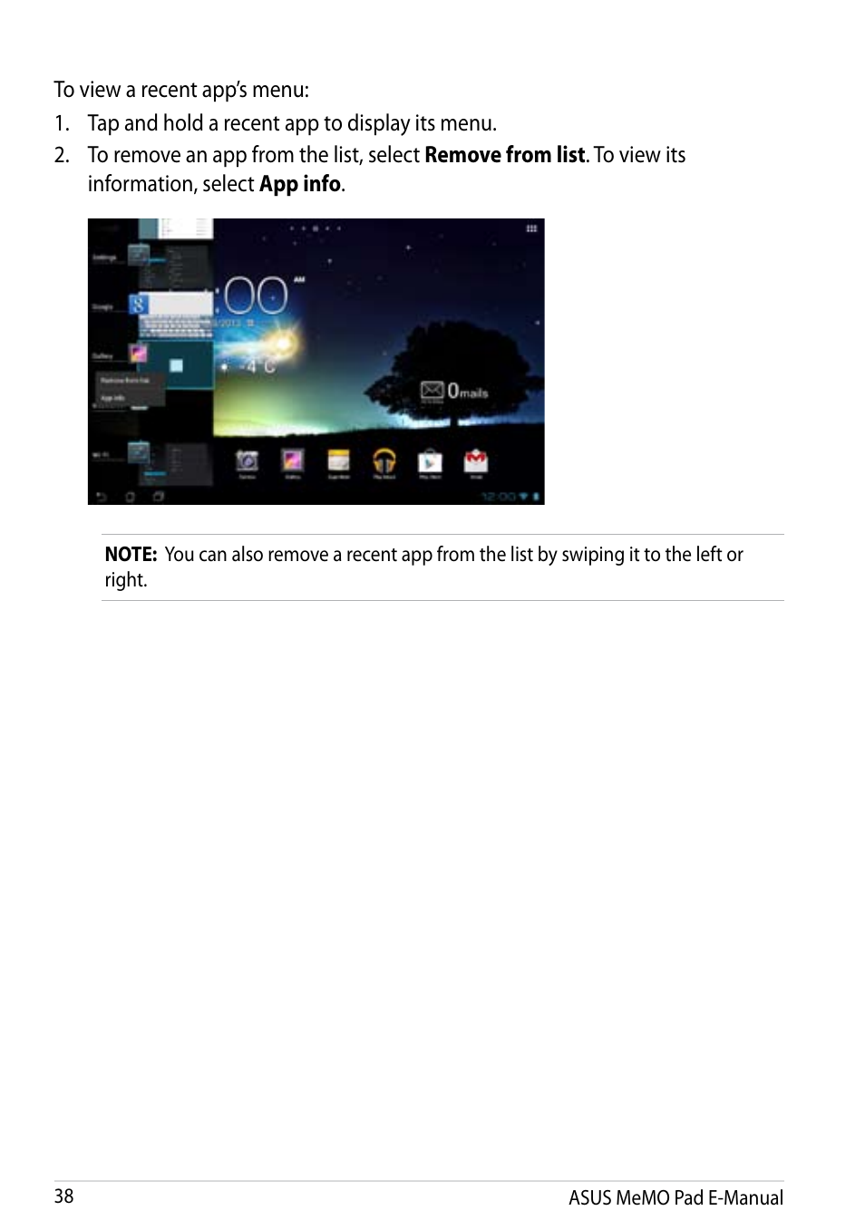 Asus MeMO Pad Smart 10 User Manual | Page 38 / 92