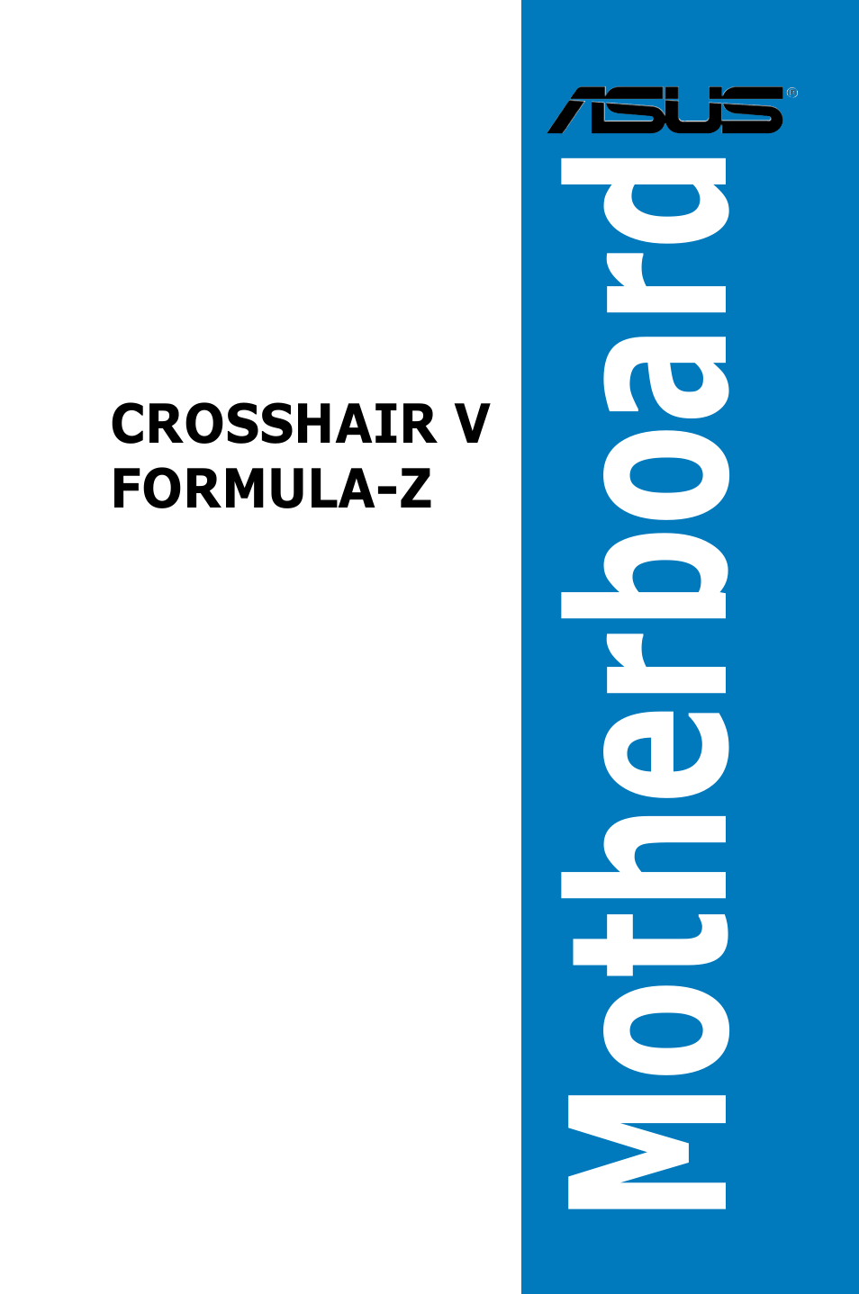 Asus Crosshair V Formula-Z User Manual | 184 pages