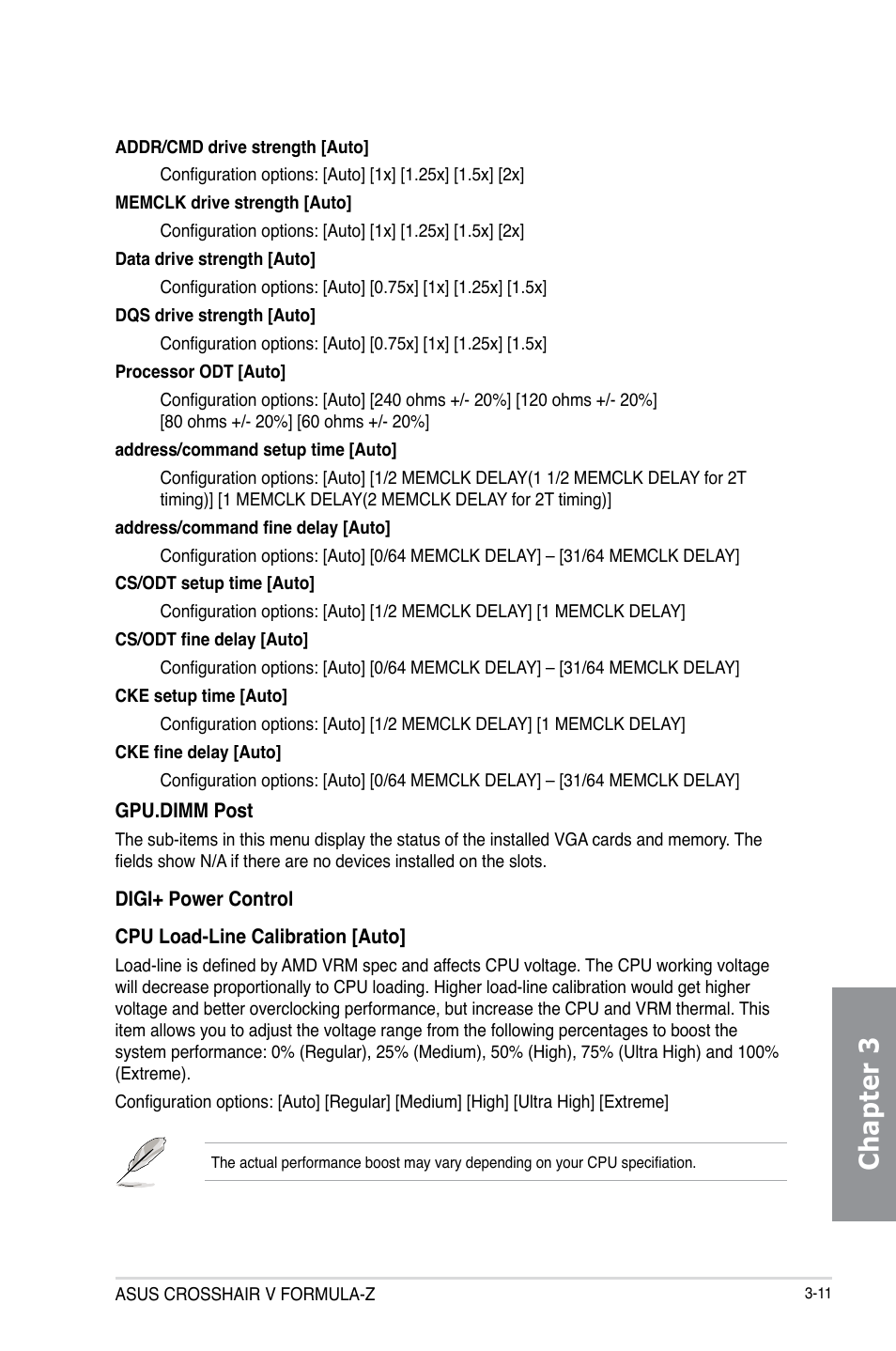 Chapter 3 | Asus Crosshair V Formula-Z User Manual | Page 91 / 184