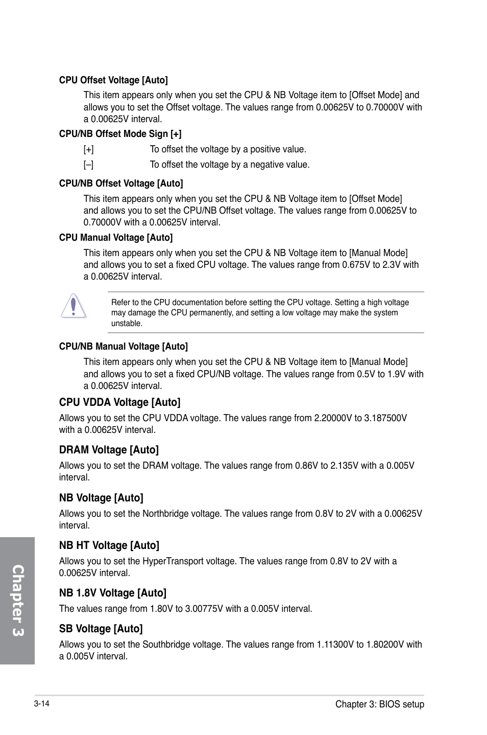 Chapter 3 | Asus Crosshair V Formula-Z User Manual | Page 94 / 184