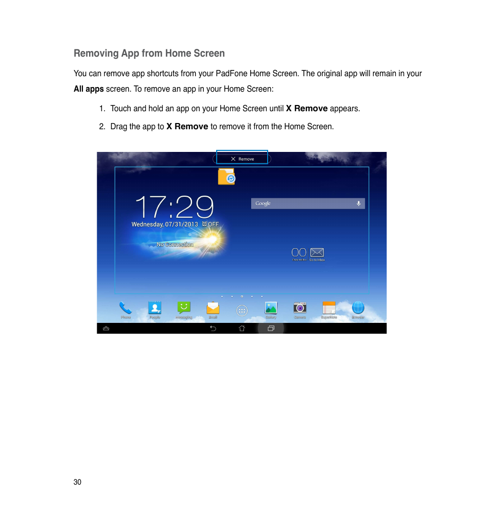 Asus The new PadFone Infinity User Manual | Page 30 / 69