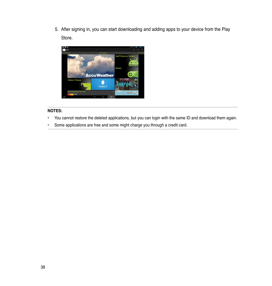 Asus The new PadFone Infinity User Manual | Page 38 / 69