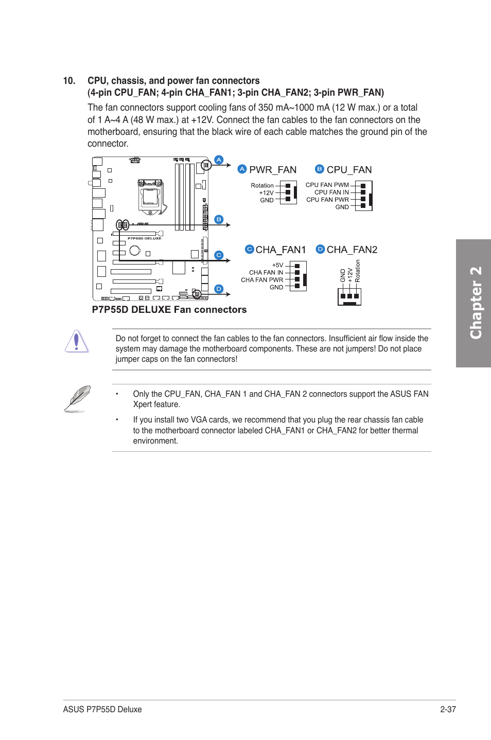 Chapter 2 | Asus P7P55D Deluxe User Manual | Page 57 / 134