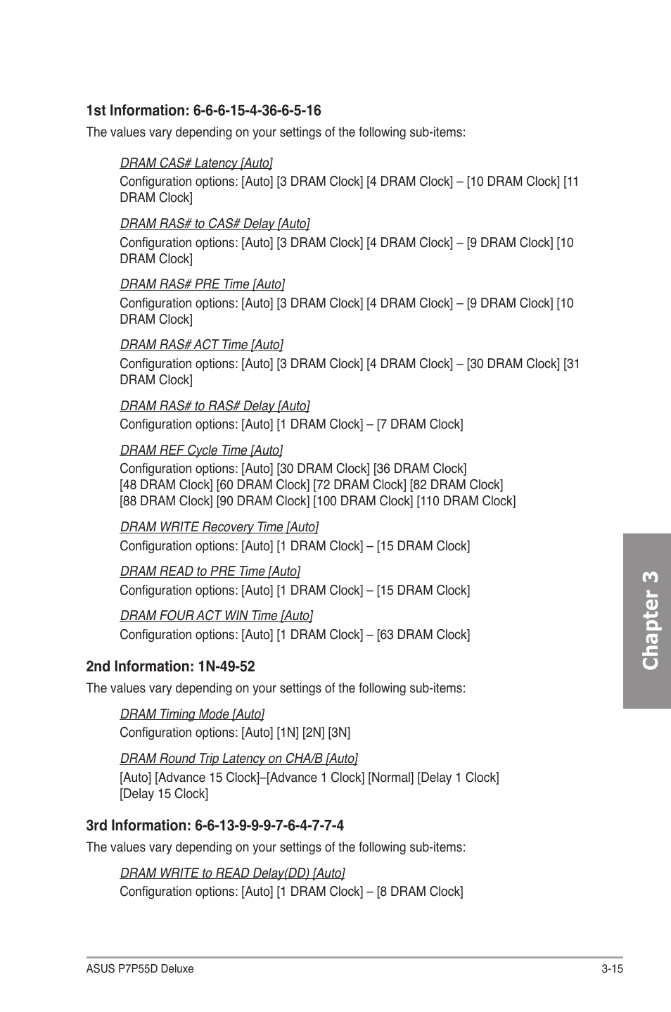 Chapter 3 | Asus P7P55D Deluxe User Manual | Page 79 / 134