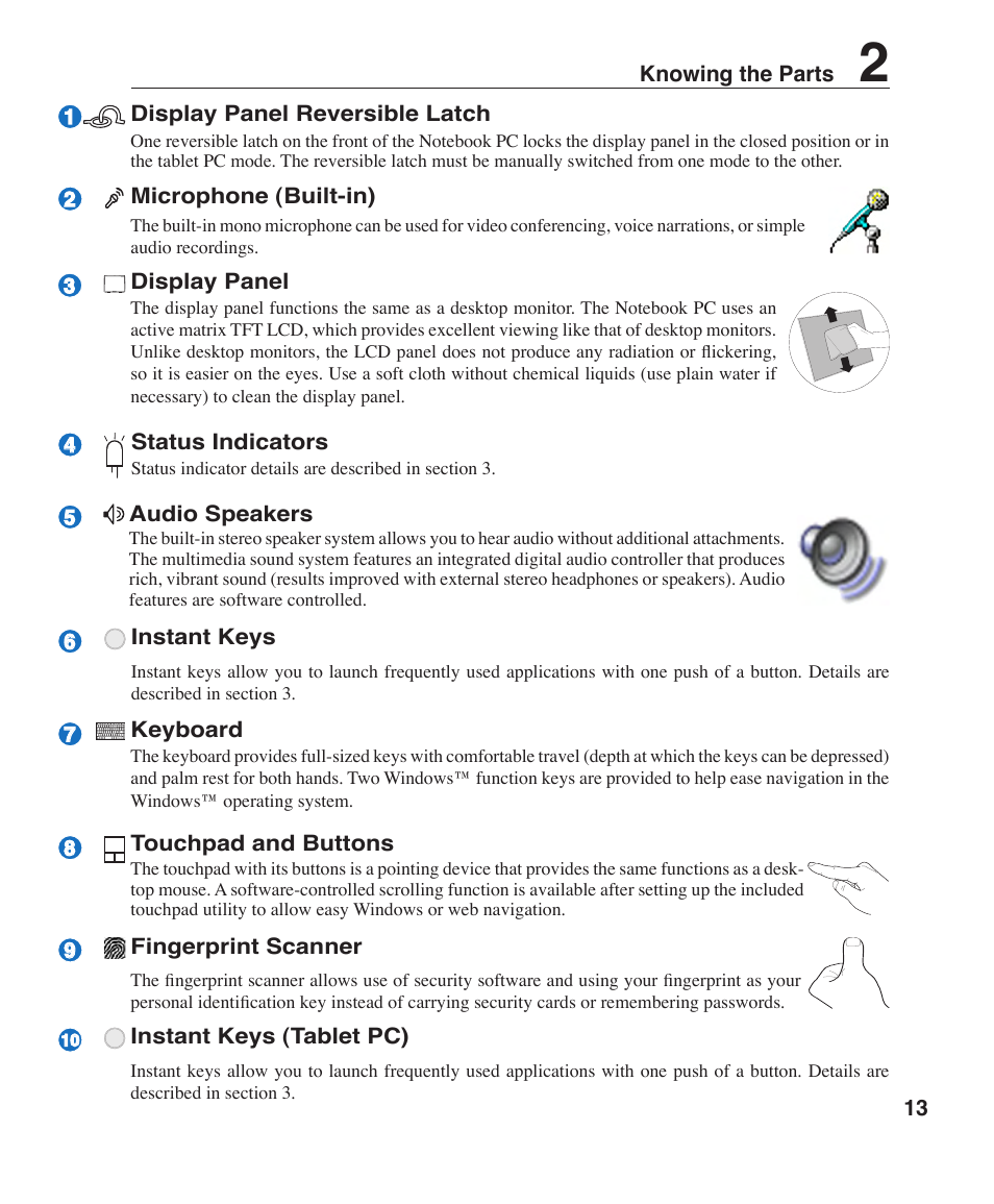 Asus R1F User Manual | Page 13 / 77