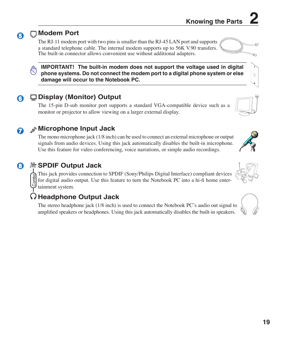 Asus R1F User Manual | Page 19 / 77