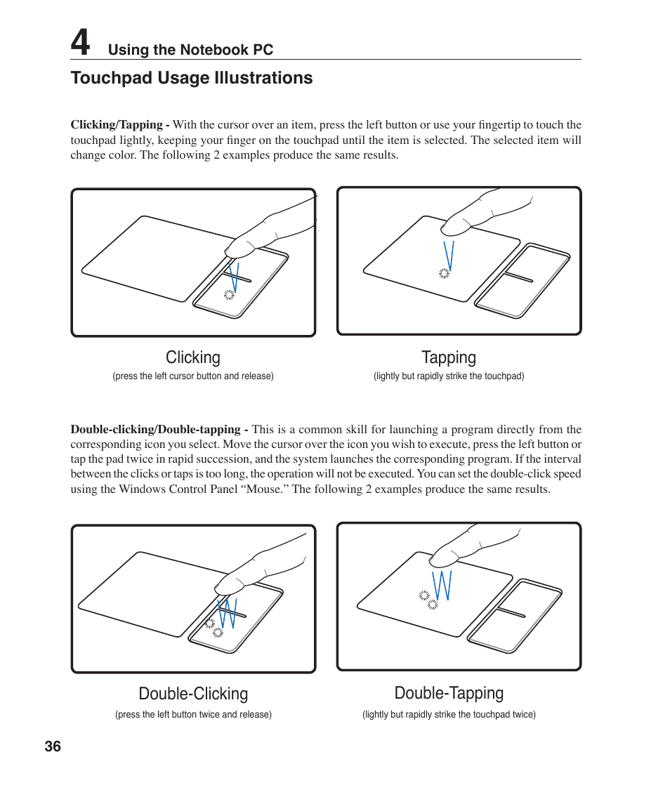 Asus R1F User Manual | Page 36 / 77