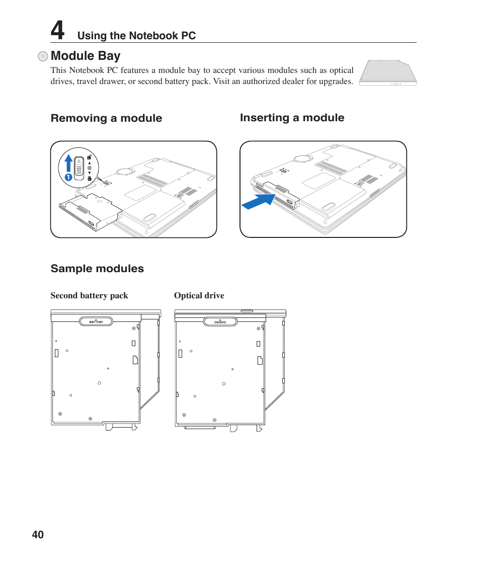 Asus R1F User Manual | Page 40 / 77