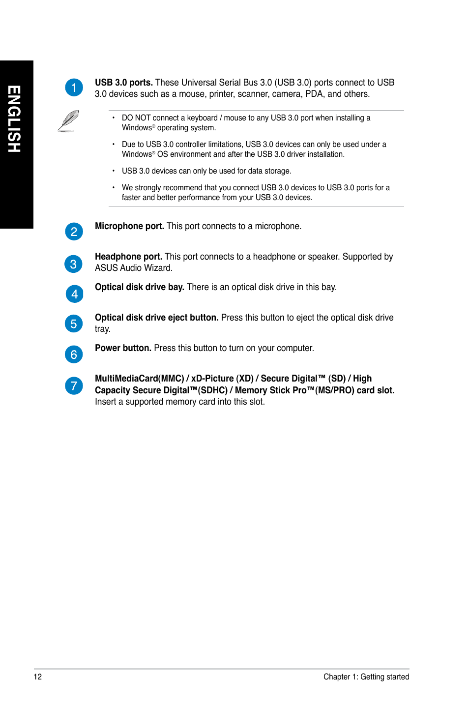 En gl is h en gl is h en gl is h en gl is h | Asus M51AD User Manual | Page 12 / 85