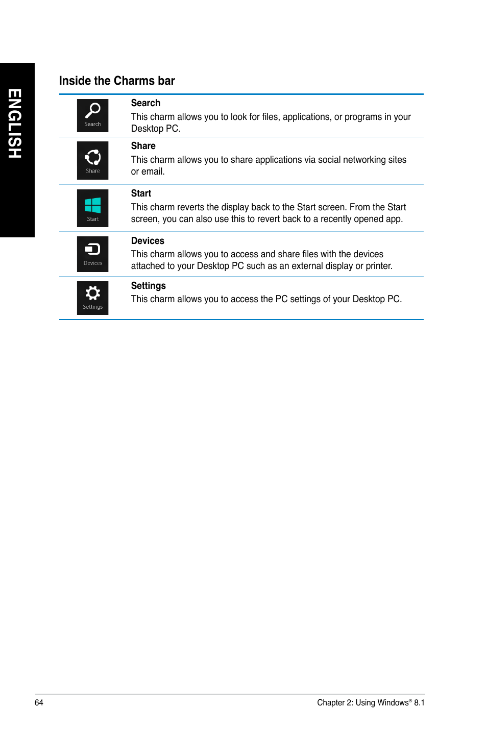 En gl is h en gl is h en gl is h en gl is h | Asus M51AD User Manual | Page 64 / 85