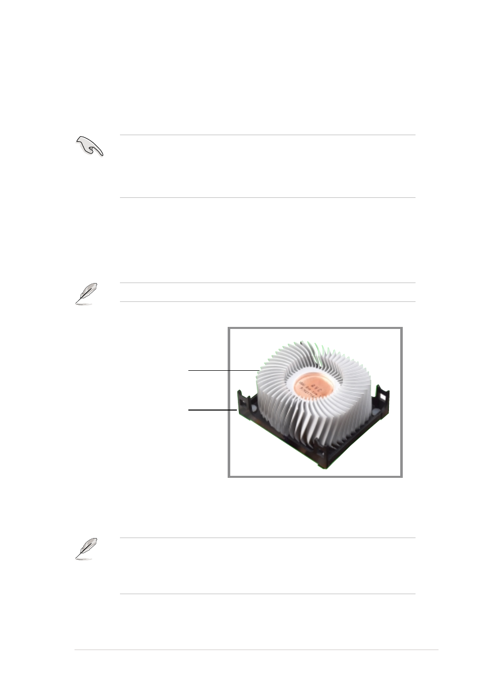 3 installing the heatsink and fan | Asus P4B-FX User Manual | Page 27 / 112
