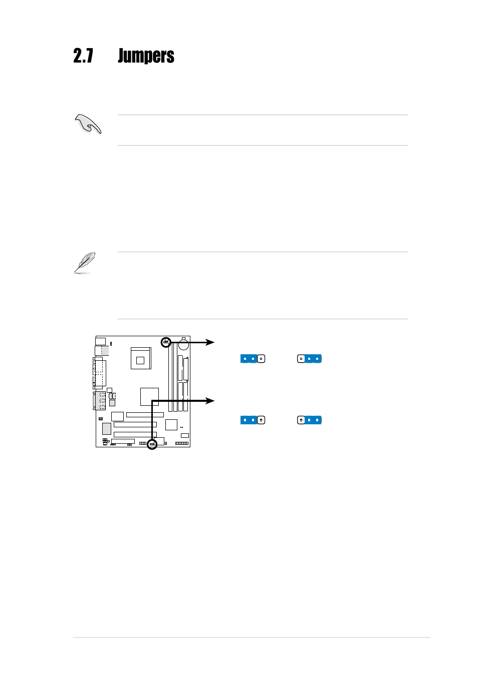 7 jumpers | Asus P4B-FX User Manual | Page 37 / 112