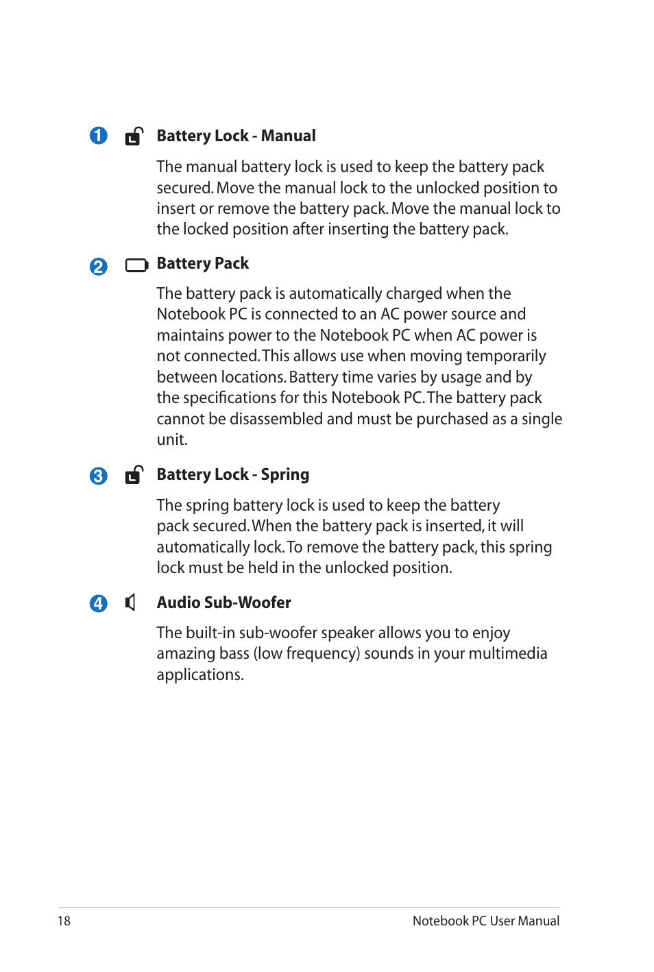 Asus G73Jw User Manual | Page 18 / 32