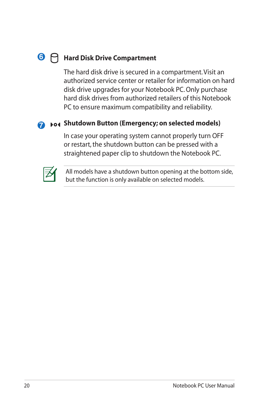 Asus G73Jw User Manual | Page 20 / 32