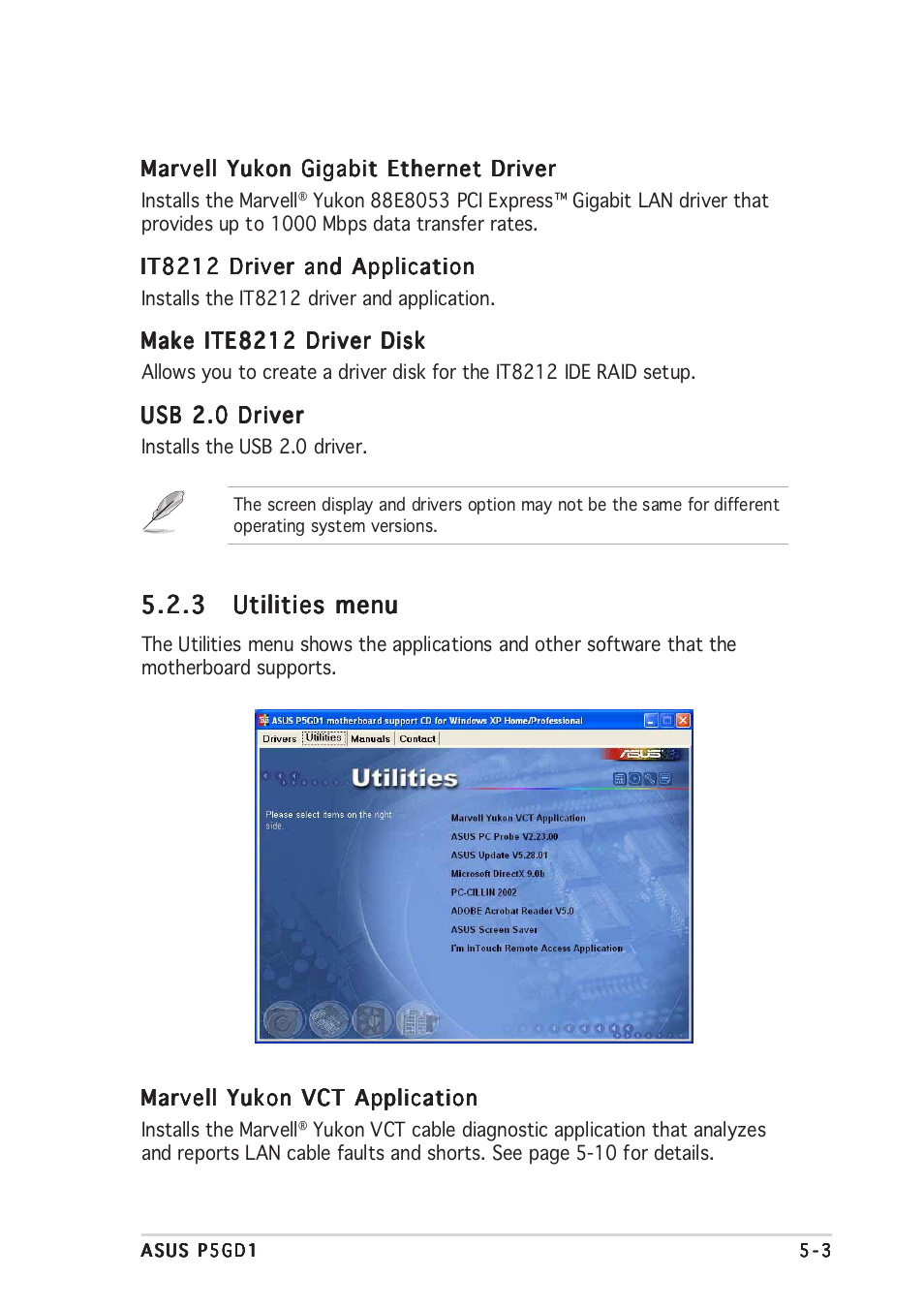 Asus P5GD1 User Manual | Page 103 / 128