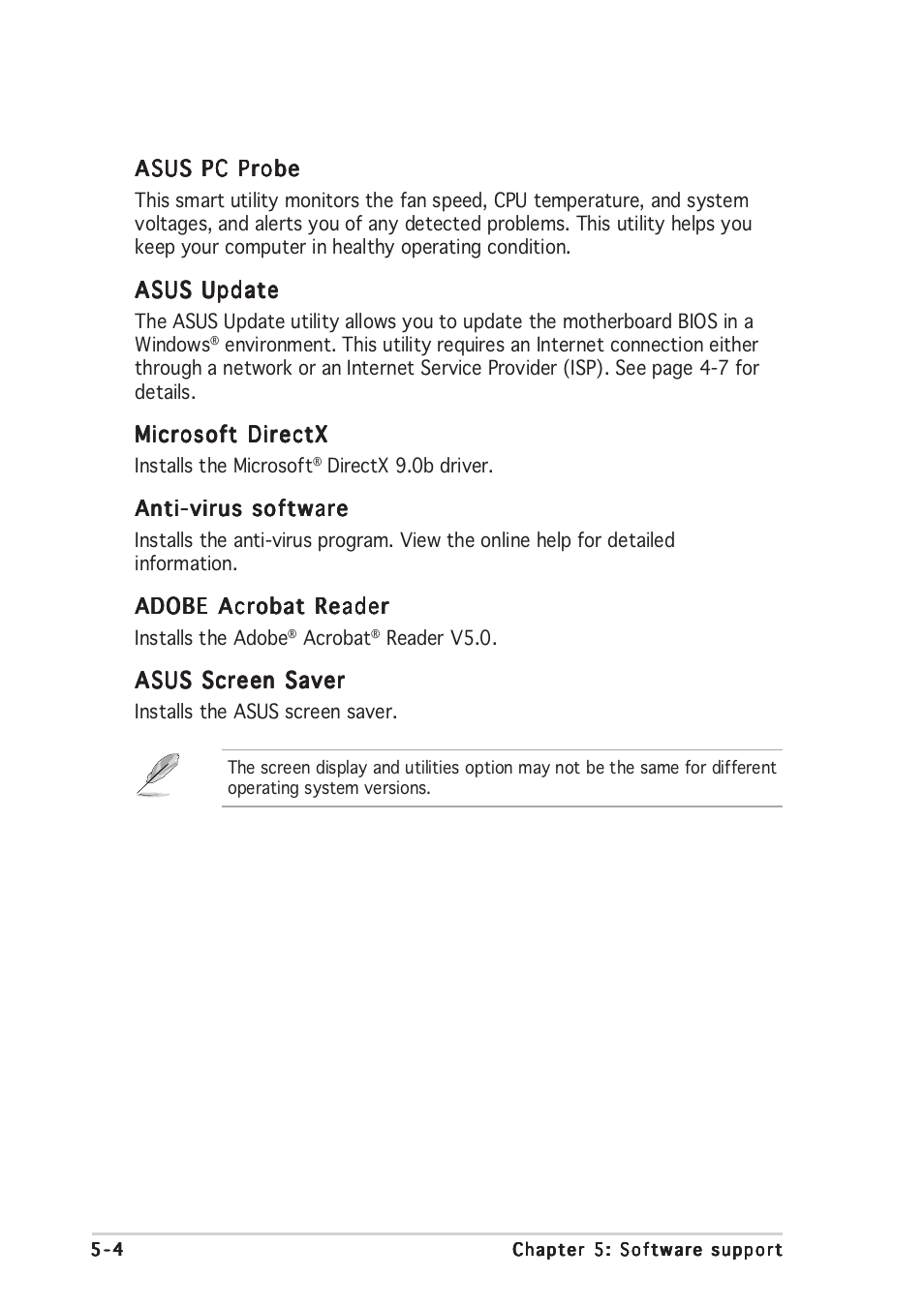 Asus P5GD1 User Manual | Page 104 / 128