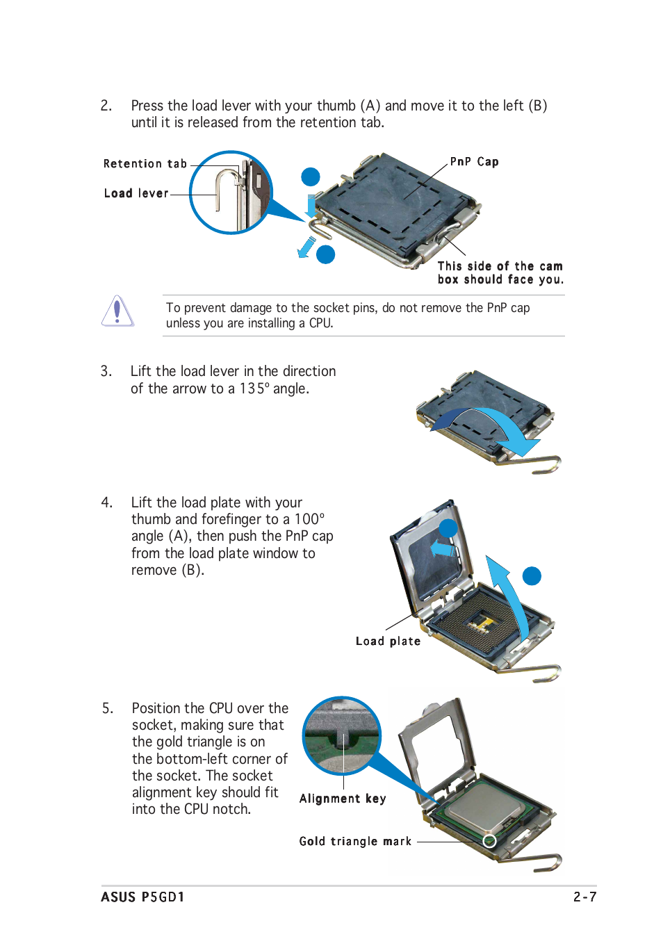 Asus P5GD1 User Manual | Page 27 / 128