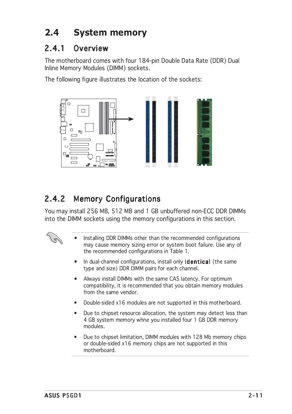 1 overview overview overview overview overview | Asus P5GD1 User Manual | Page 31 / 128