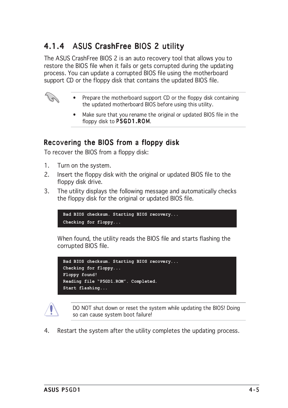 Asus P5GD1 User Manual | Page 63 / 128