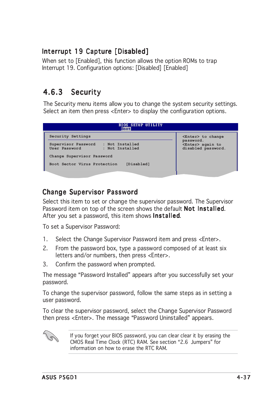 3 security security security security security | Asus P5GD1 User Manual | Page 95 / 128