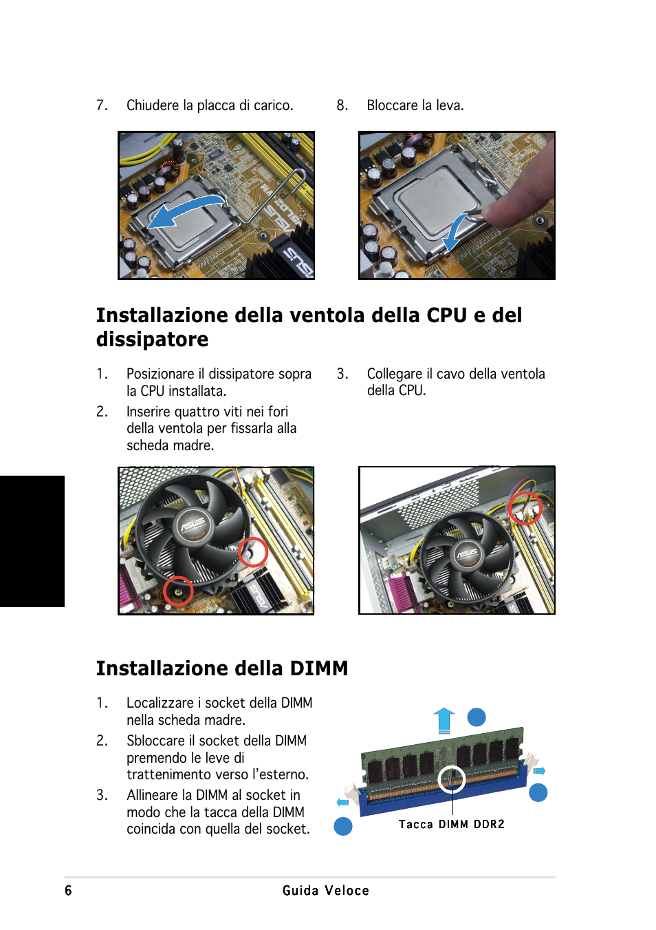 Installazione della dimm, Italiano | Asus P3-PH4 User Manual | Page 30 / 80