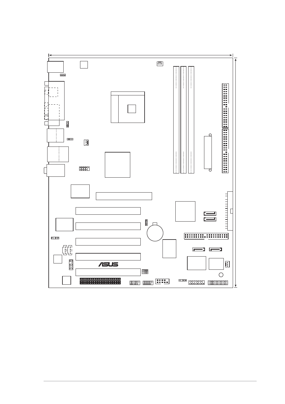 3 motherboard layout, Asus k8v se deluxe motherboard 2-3, Pci1 | Pci2 pci3 pci4 pci5, Via k8t800, Super i/o, Via vt8237 | Asus K8V SE Deluxe User Manual | Page 25 / 140