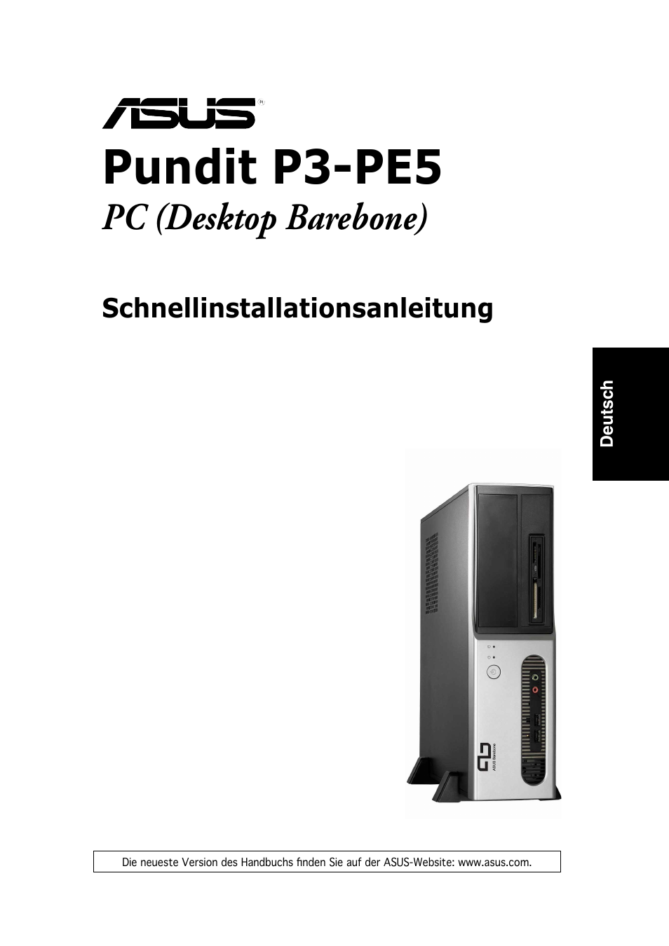 Pundit p3-pe5, Pc (desktop barebone) | Asus P3-PE5 User Manual | Page 17 / 80