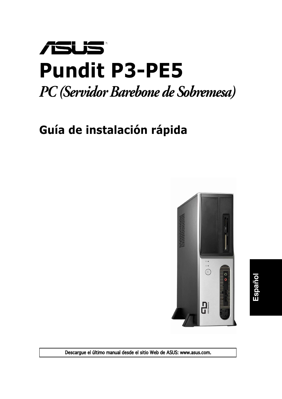 Pundit p3-pe5, Pc (servidor barebone de sobremesa) | Asus P3-PE5 User Manual | Page 33 / 80