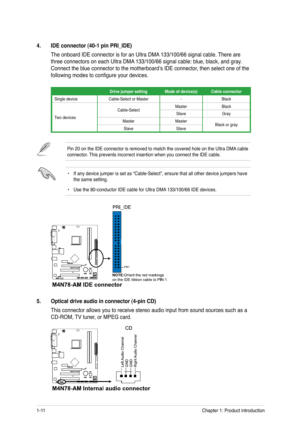 Asus M4N78-AM User Manual | Page 20 / 40