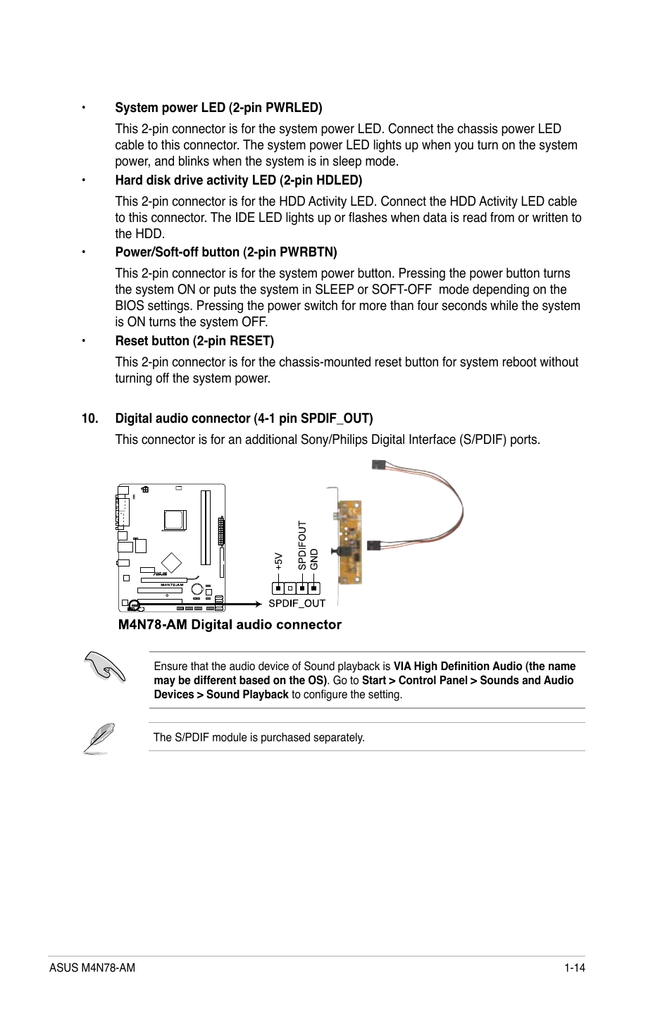 Asus M4N78-AM User Manual | Page 23 / 40