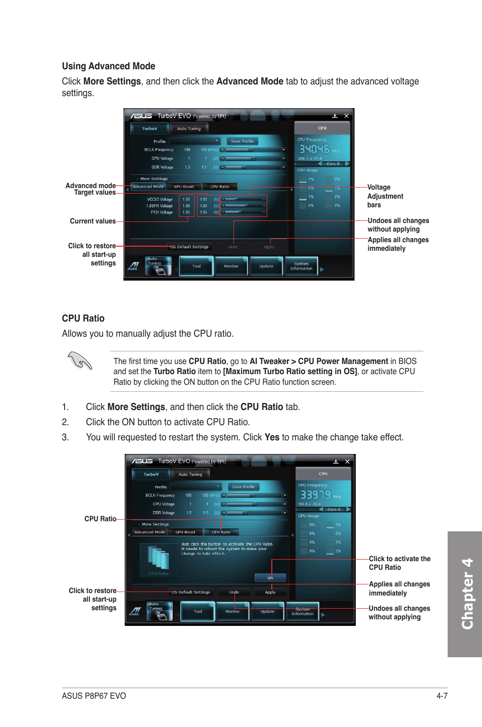 Chapter 4 | Asus P8P67 EVO User Manual | Page 109 / 134